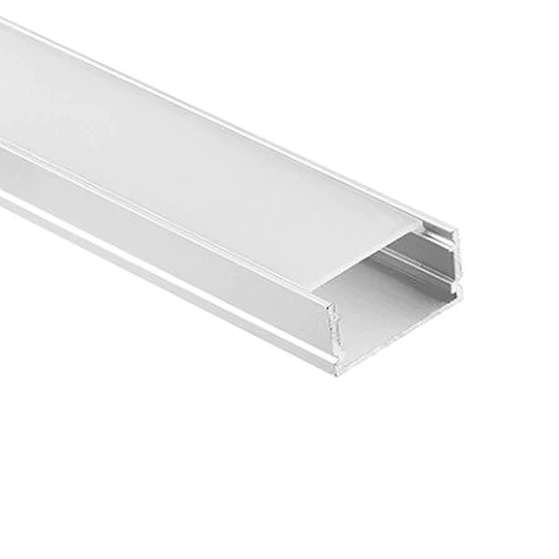 Profil LED din Aluminiu Aplicat, Lungime 2m, Alb