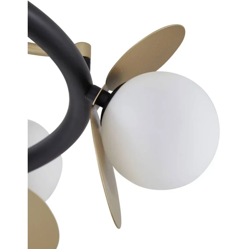 Lustra Cu Abajururi, 9 X G9, Auriu/Negru 600-9