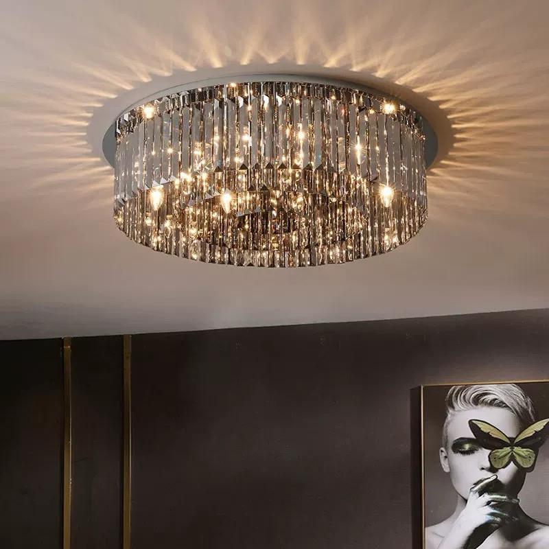 Lustra Tip Candelabru 98348/400, Textura Cristal, Metal, 5 X E14, Crom