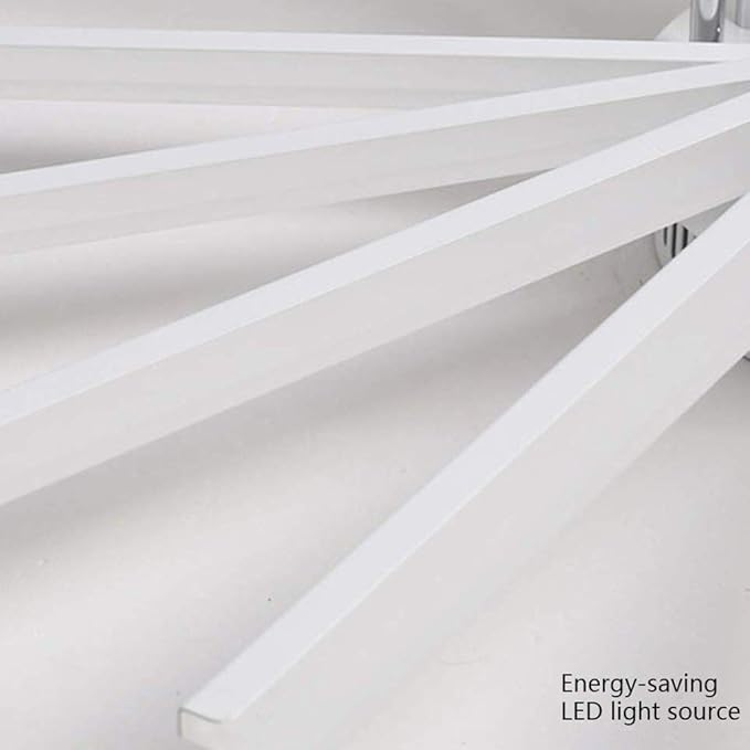 Lustra LED 5+5 SQUARE White Telecomanda 150W