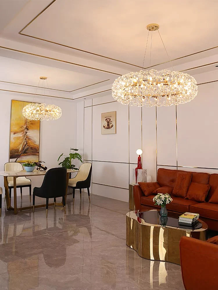 Candelabru, Model 3351/600, Textura Cristal, Metal, 12 X G9, Auriu