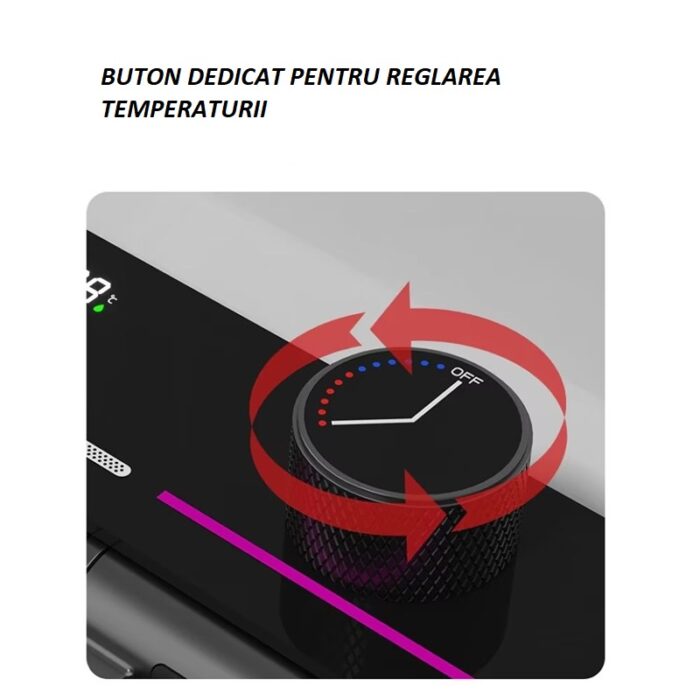 Set Chiuveta Bucatarie Multifunctionala cu LED, Inox, Gri Inchis – Negru 75×45 cm