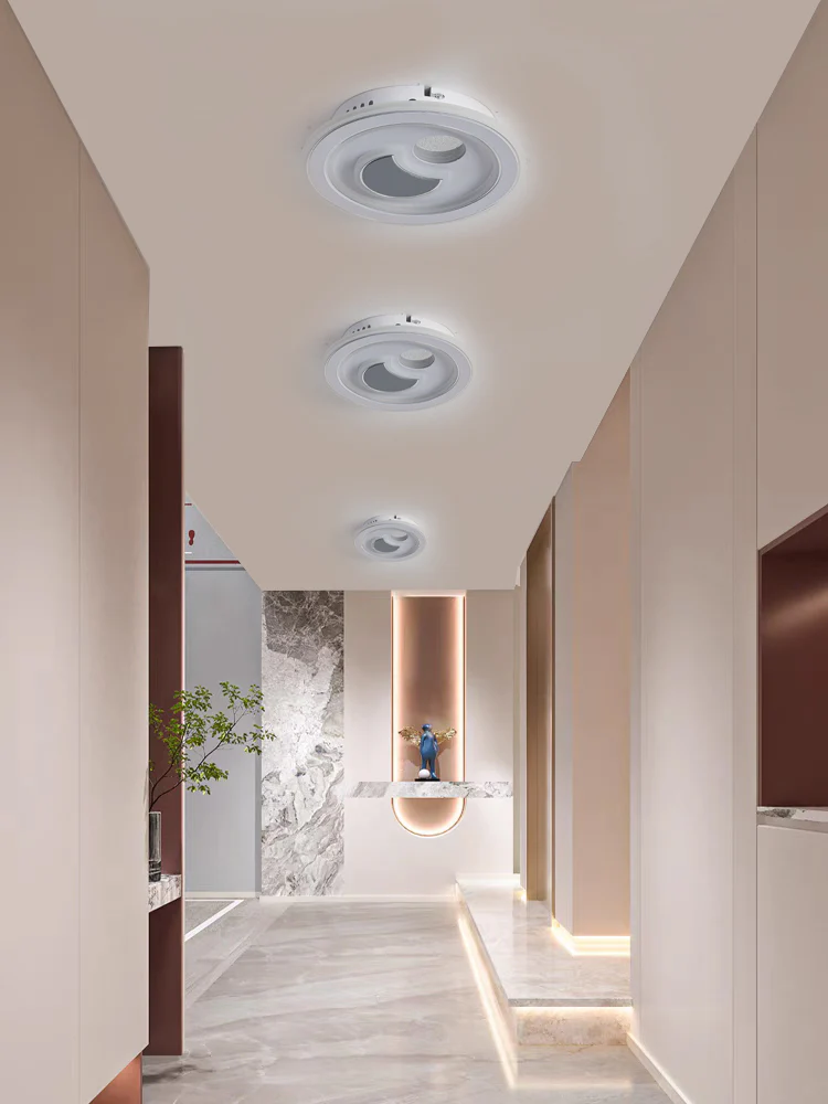 Aplica LED 60W 9113-240, 3 Tipuri De Lumina, Alb/Gri