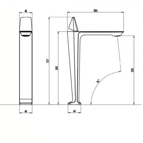 Baterie Lavoar Inalta, Negru, 007