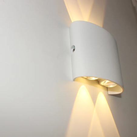 APLICA CU LED EXTERIOR LUMINA CALDA 2056/2 WT