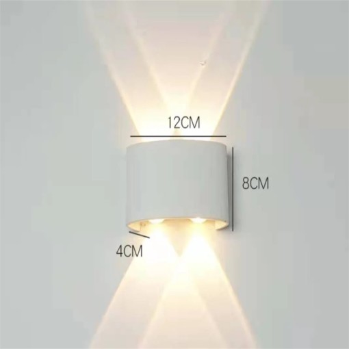 APLICA CU LED EXTERIOR LUMINA CALDA 2056/2 WT