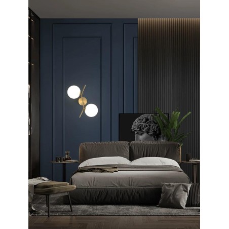 Aplica De Perete Glob E27x2