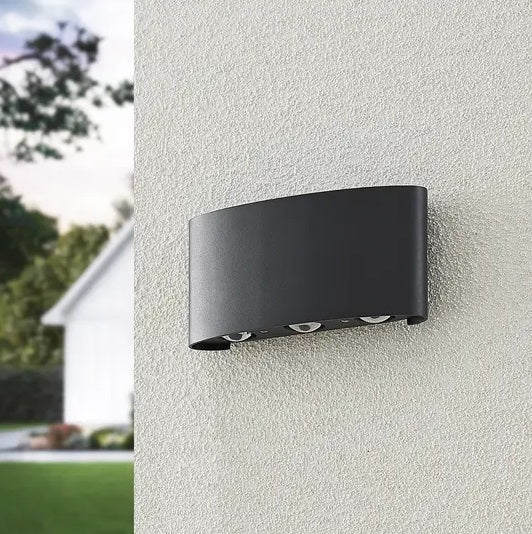 Aplica LED 6W Exterior Neagra 2056-3