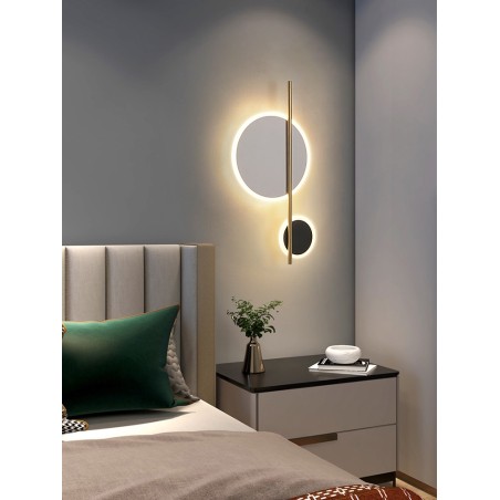 Aplica LED Perete Moderna 34W Cu 3 Tipuri De Lumina