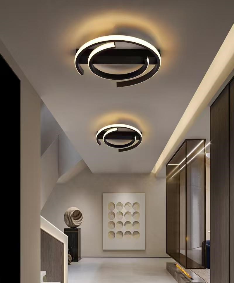 Plafonier Led Circle2, 30W Lumina Calda Neutra Rece Auriu