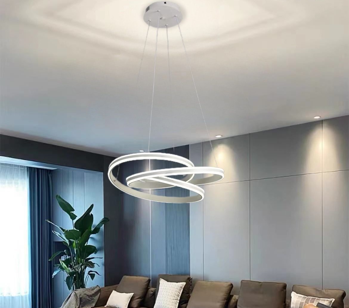 Lustra LED cu Telecomanda 126W lumina/rece/calda/neutra intensitate reglabila