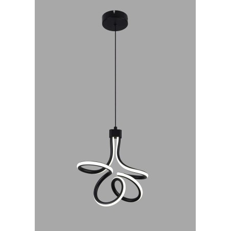 Lustra LED 30W Negru Cu 3 Functii Lumina Rece/Calda/Neutra