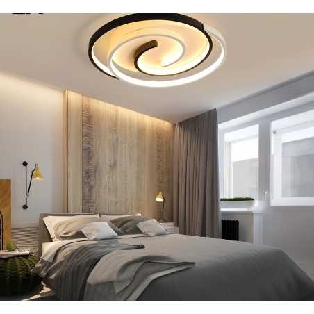 Lustra LED cu Telecomanda C-G 112w Dimabila, Rece/Cald/Neutru