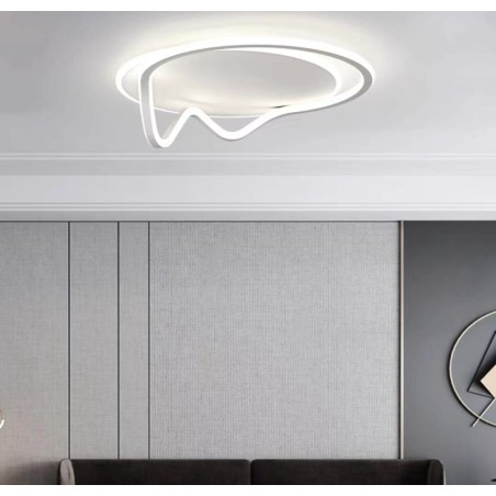 Lustra LED cu Telecomanda 71W lumina/rece/calda/neutra intensitate reglabila