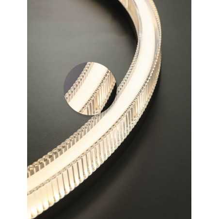 Lustra LED Negru&Alb Minimalist Ring cu Telecomanda lumina/rece/calda/neutra intensitate reglabila