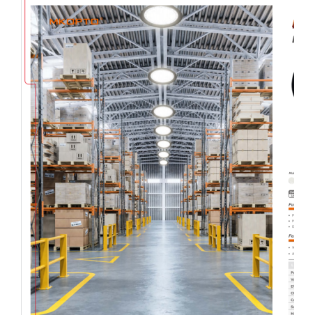 PROIECTOR UFO CU LED FSL 807 IP20 150W 6500K LUMINA RECE