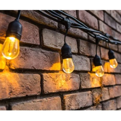 Ghirlanda luminoasa cu pendule, interconectabil, E27, IP65, 15m