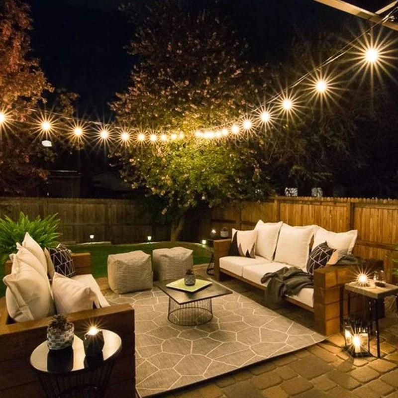 Ghirlanda luminoasa cu pendule, interconectabil, E27, IP65, 15m